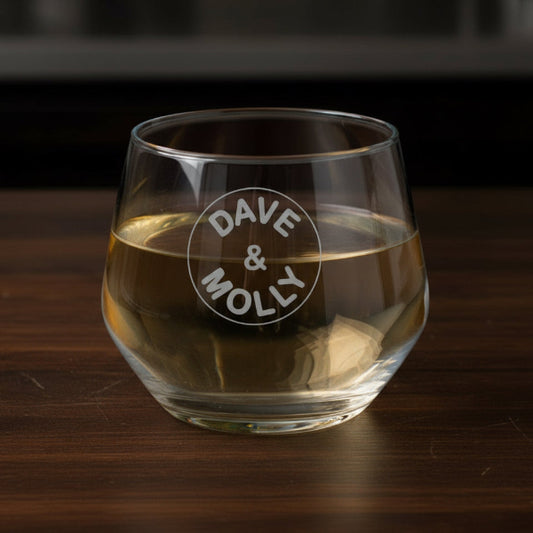12oz Stemless Wine Glass